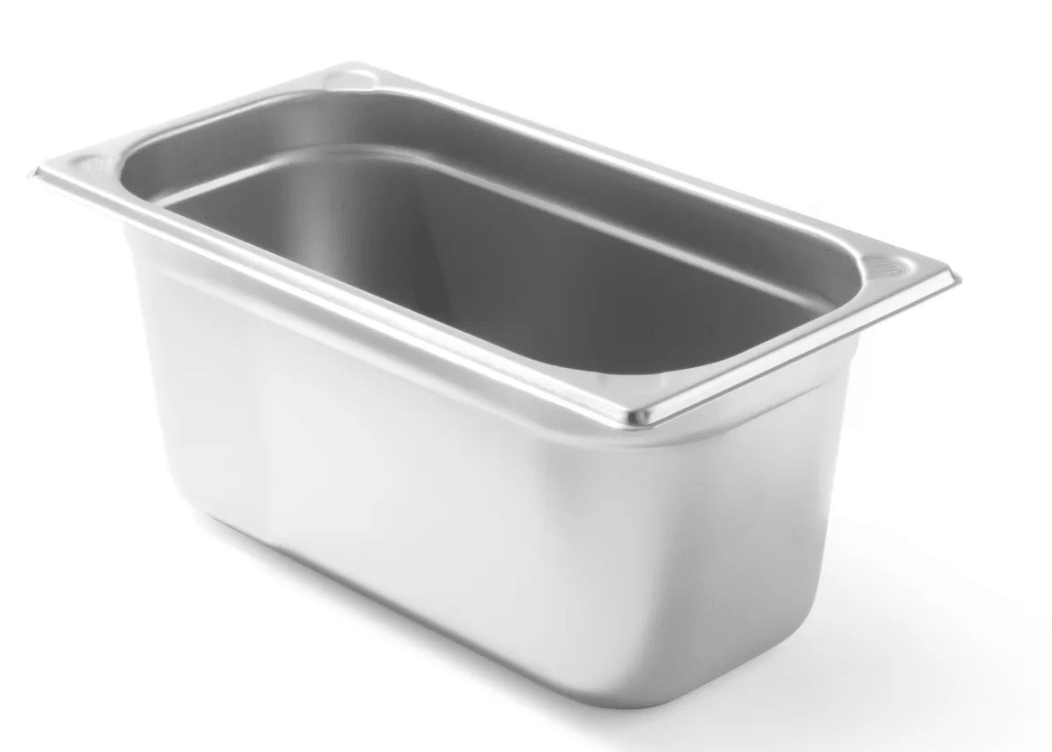 Gastronorm bak RVS 'Kitchen Line' - GN1/3 325x176mm - 20mm - Van Erkel Winkelmaterialen