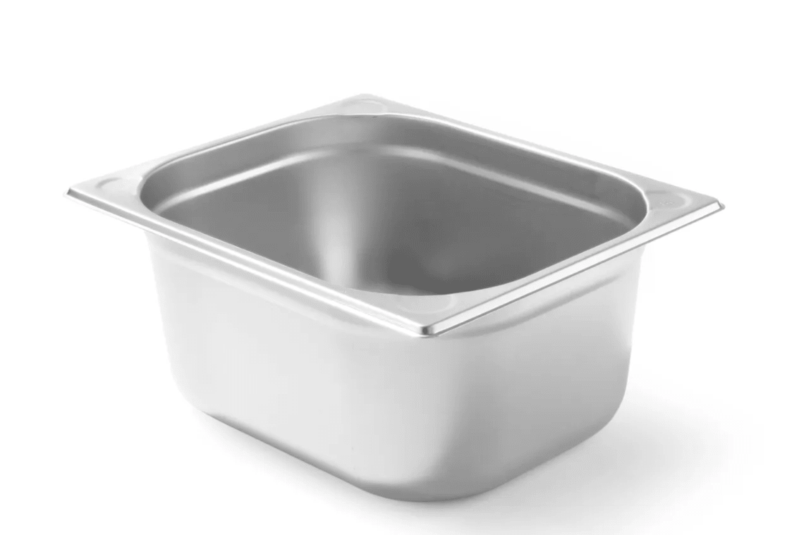 Gastronorm bak RVS 'Kitchen Line' - GN1/2 325x265mm - 20mm - Van Erkel Winkelmaterialen
