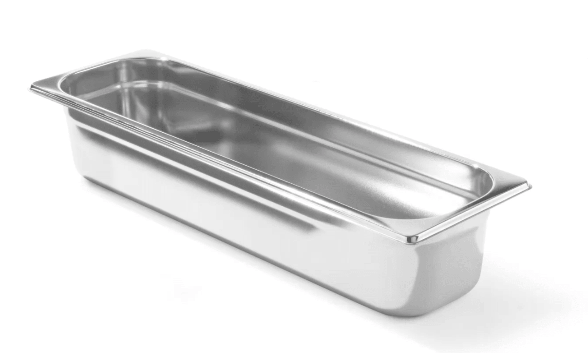 Gastronorm bak RVS 'Profi Line' - GN2/4 530x162mm - 65mm - Van Erkel Winkelmaterialen