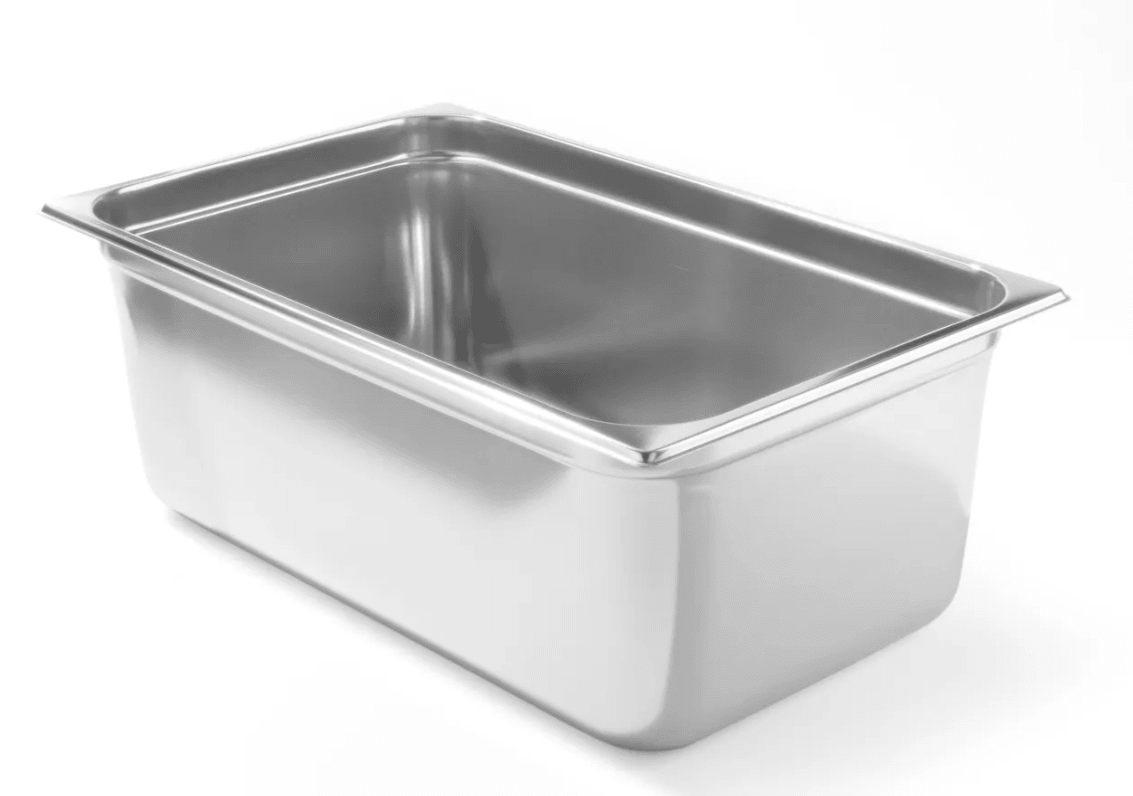 Gastronorm bak RVS 'Profi Line' - GN1/1 530x325mm - 100mm - Van Erkel Winkelmaterialen
