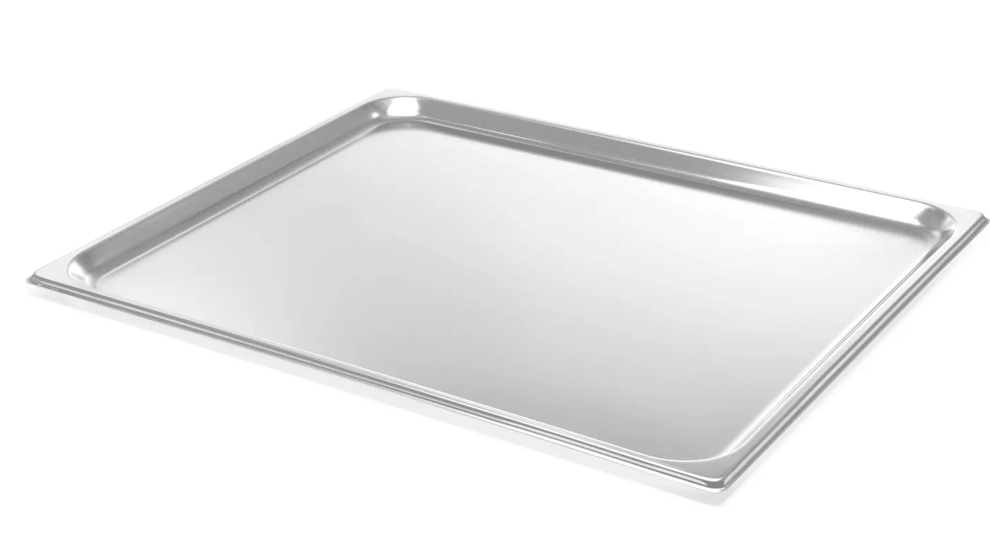 Gastronorm bak RVS 'Profi Line' - GN2/1 650x530mm - 20mm - Van Erkel Winkelmaterialen