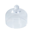 Glazen stolpje - Ø143x112mm - Transparant - Van Erkel Winkelmaterialen