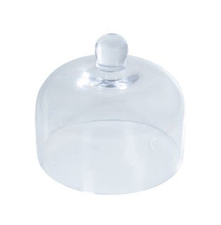 Glazen stolpje - Ø143x112mm - Transparant - Van Erkel Winkelmaterialen
