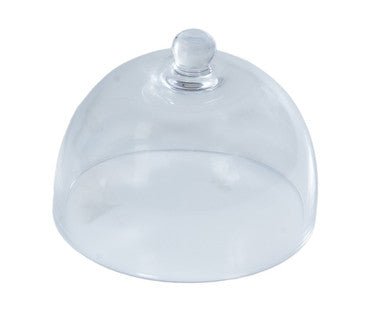 Glazen stolpje - Ø190x170mm - Transparant - Van Erkel Winkelmaterialen