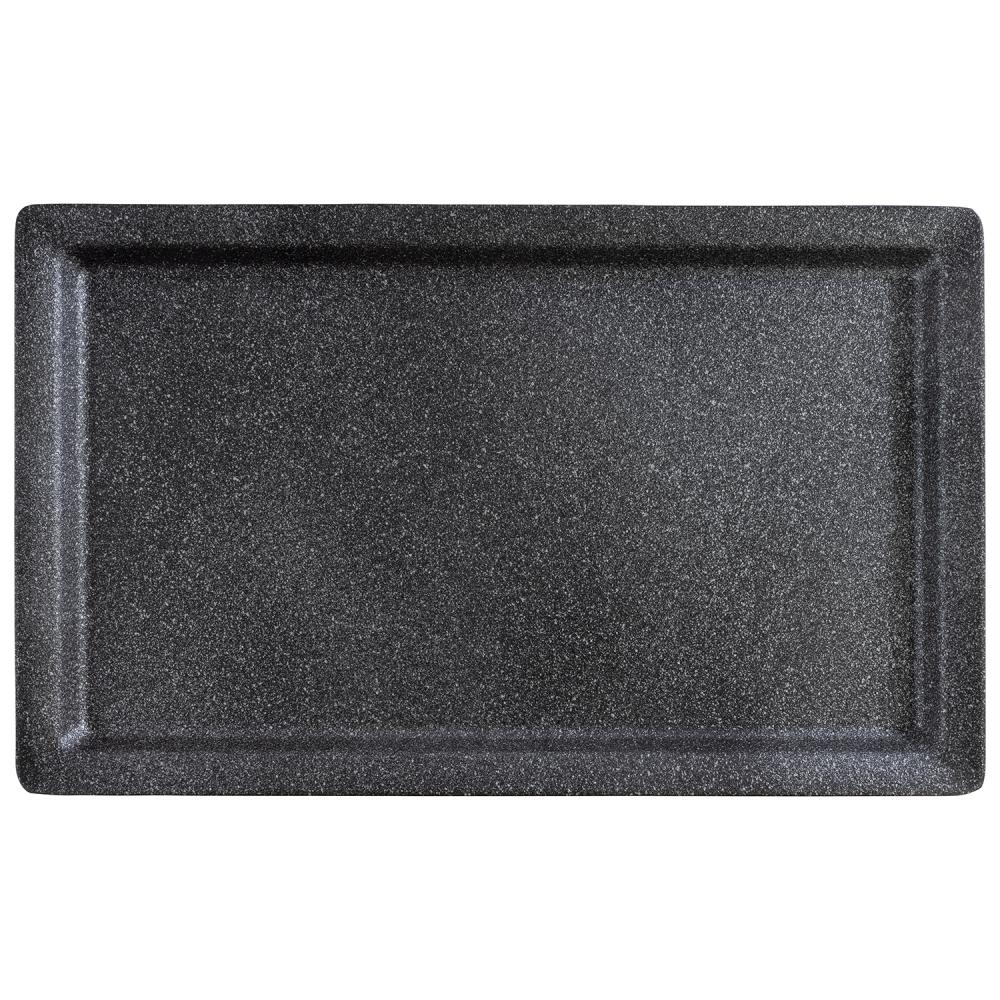 GN bord 'Frostfire' - 530x325x30mm (GN1/1) - Zwart granietlook - Van Erkel Winkelmaterialen