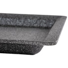 GN bord 'Frostfire' - 530x325x30mm (GN1/1) - Zwart granietlook - Van Erkel Winkelmaterialen
