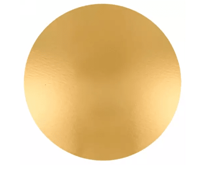 Goudkleurig karton (250st) - Ø160mm - Goud - Van Erkel Winkelmaterialen
