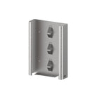 Handschoenen dispenser 3-vaks - 387x208x86mm - Zilver - Van Erkel Winkelmaterialen