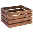 Houten kist GN1/2 - 350x290x200mm - Bruin - Van Erkel Winkelmaterialen