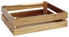 Houten kist GN1/2 - 350x290x105mm - Bruin - Van Erkel Winkelmaterialen