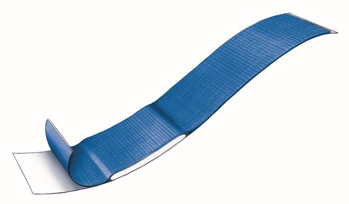 Hygiënische lange pleisters blauw (100st) - 20x180mm - Blauw - Van Erkel Winkelmaterialen