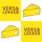 Kaasvellen Vers&Lekker - 330x400mm - Geel - Van Erkel Winkelmaterialen