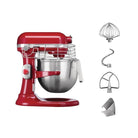 Kitchenaid Professionele mixer (6,9L) - 417x371x287mm - Rood - Van Erkel Winkelmaterialen