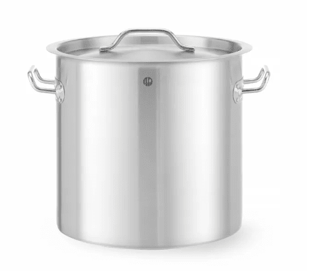 Kookpan groot 'Budget Line' - Ø320x320mm (25L) - Zilver - Van Erkel Winkelmaterialen
