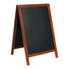 Krijtstoepbord Deluxe Mahonie - 1390x715mm (16.9kg) - Bruin - Van Erkel Winkelmaterialen