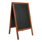 Krijtstoepbord Woody Mahonie - 1250x690mm (8.4kg) - Bruin - Van Erkel Winkelmaterialen