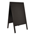 Krijtstoepbord Woody Zwart - 850x550mm (4.7kg) - Zwart - Van Erkel Winkelmaterialen