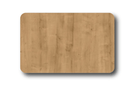 Kunststof kaarten houtlook (100st) - 85x54mm - Bruin - Van Erkel Winkelmaterialen