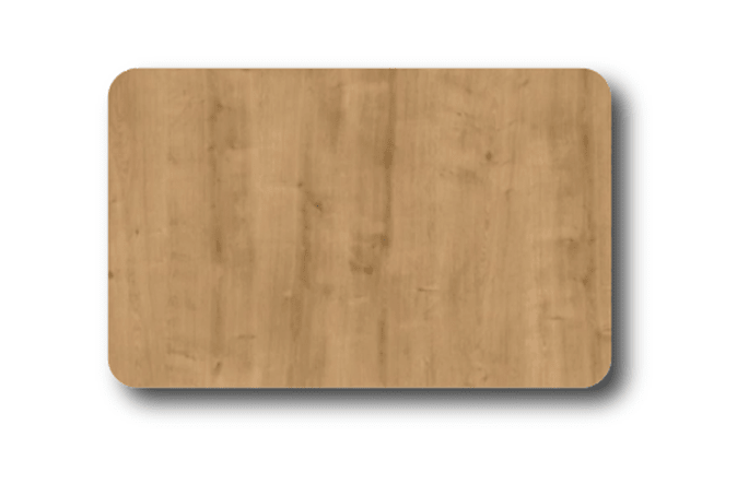 Kunststof kaarten houtlook (100st) - 85x54mm - Bruin - Van Erkel Winkelmaterialen
