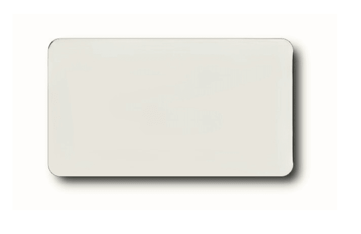 Kunststof kaarten kleur (100st) - 85x54mm - Licht grijs - Van Erkel Winkelmaterialen