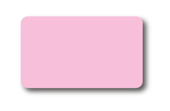 Kunststof kaarten kleur (100st) - 85x54mm - Roze - Van Erkel Winkelmaterialen