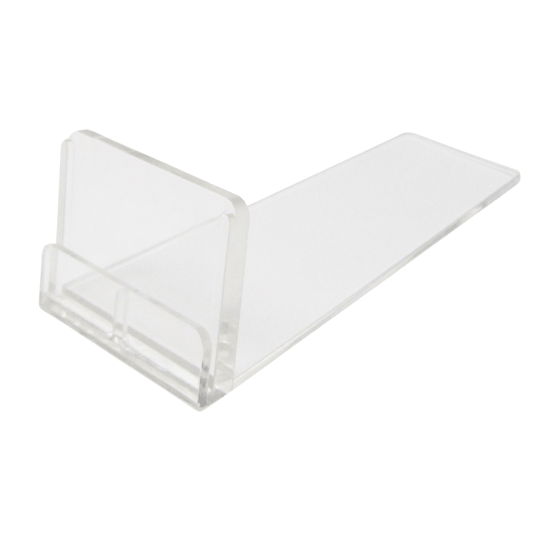 L-standaard transparant - 35x70mm - Transparant - Van Erkel Winkelmaterialen