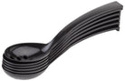Lepel met uitlek gaten (6st) - 265mm - Zwart - Van Erkel Winkelmaterialen