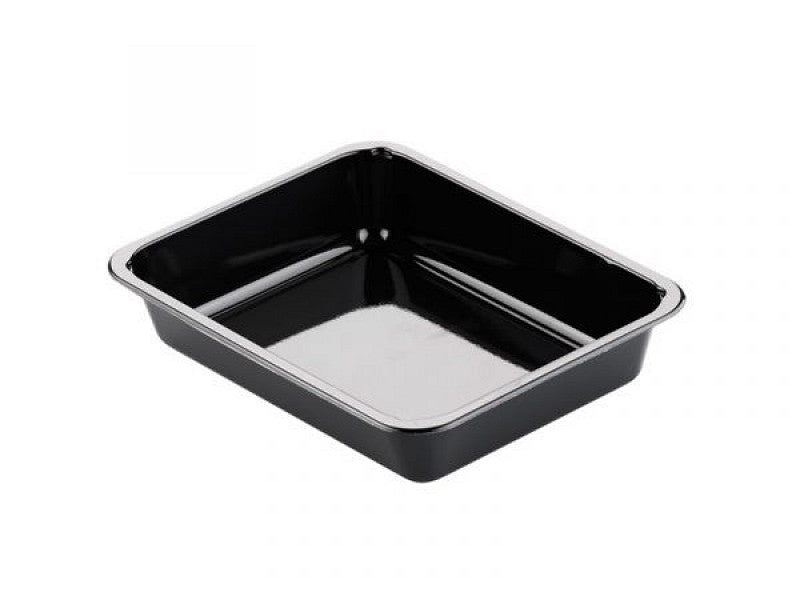 Maaltijdbakken 1.2L (300st.) - 225x175x43mm - Zwart - Van Erkel Winkelmaterialen