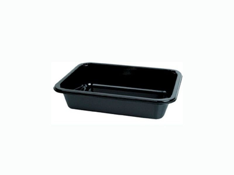 Maaltijdbakken 700ml (480st.) - 187x138x40mm - Zwart - Van Erkel Winkelmaterialen