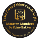 Maatwerk adres sticker zwart/goud (papier) - Ø50mm - 5 rollen (5.000st) - Van Erkel Winkelmaterialen