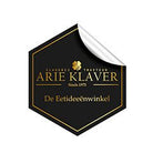 Maatwerk sticker Hexagon (folie) - 43x50mm - 5 rollen (5.000st) - Van Erkel Winkelmaterialen