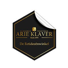 Maatwerk sticker Hexagon (folie) - 43x50mm - 5 rollen (5.000st) - Van Erkel Winkelmaterialen