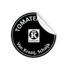 Maatwerk sticker rond (folie) - Ø50mm - 5 rollen (5.000st) - Van Erkel Winkelmaterialen