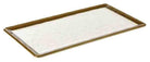 Melamine bord 'Stone Art' - 325x176x15mm (GN1/3) - Beige - Van Erkel Winkelmaterialen