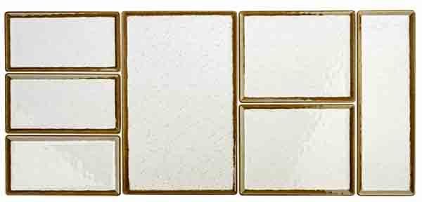 Melamine bord 'Stone Art' - 530x325x15mm (GN1/1) - Beige - Van Erkel Winkelmaterialen