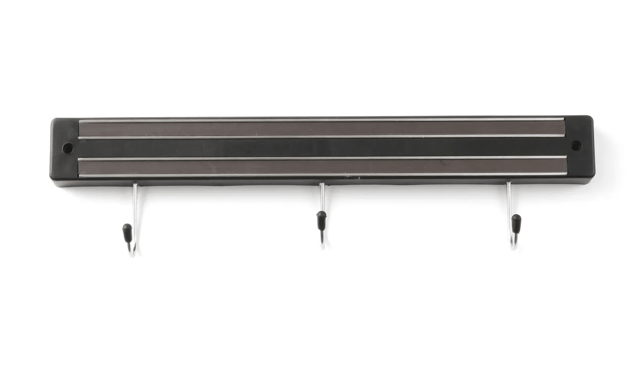 Messenmagneet (3 haken) - 340mm - Zwart - Van Erkel Winkelmaterialen