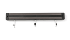 Messenmagneet (3 haken) - 340mm - Zwart - Van Erkel Winkelmaterialen