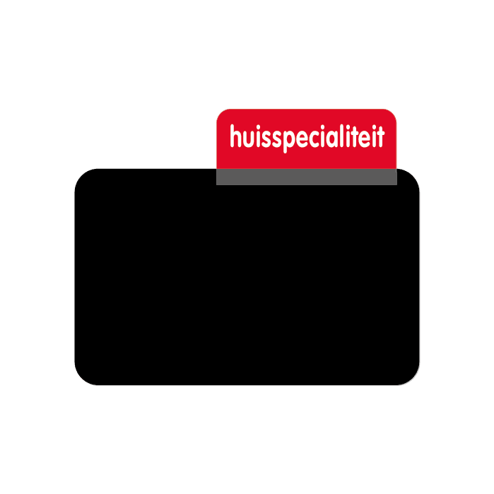 Opzetstukje ProtopS, 'huisspecialiteit' (10st) - 45x23mm - Rood - Van Erkel Winkelmaterialen
