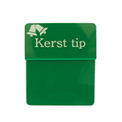 Opzetstukjes 'Kerst tip' (10st) - 54x30mm - Groen - Van Erkel Winkelmaterialen