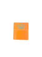 Opzetstukjes 'Kroontje' (10st) - 54x30mm - Oranje - Van Erkel Winkelmaterialen