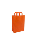 Papieren tassen oranje (250st) - 220x100x310mm - Oranje - Van Erkel Winkelmaterialen