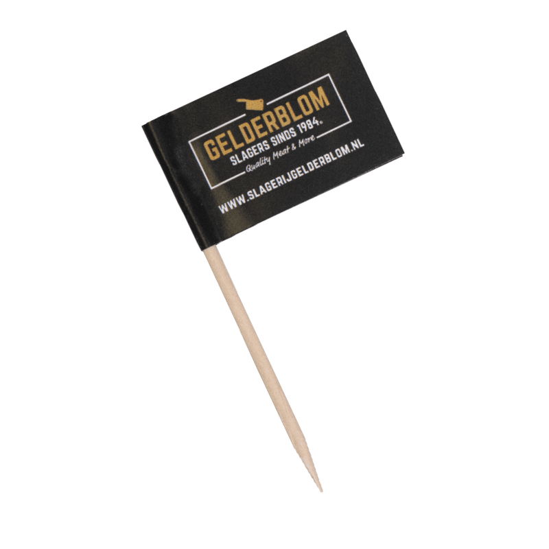 Partyprikker full colour - 25x40mm - 1.000 stuks - Van Erkel Winkelmaterialen