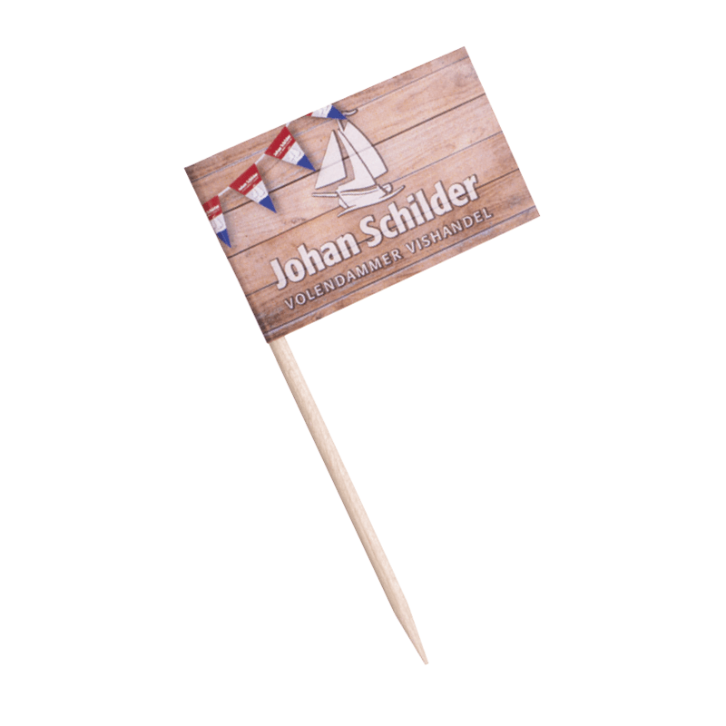 Partyprikker full colour - 25x40mm - 1.000 stuks - Van Erkel Winkelmaterialen
