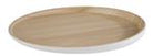 Plateau wit/hout - Ø380mm - Wit - Van Erkel Winkelmaterialen