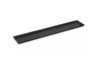 Plexi schaal MAT 'Edged' - 600x150x15mm - Zwart - Van Erkel Winkelmaterialen