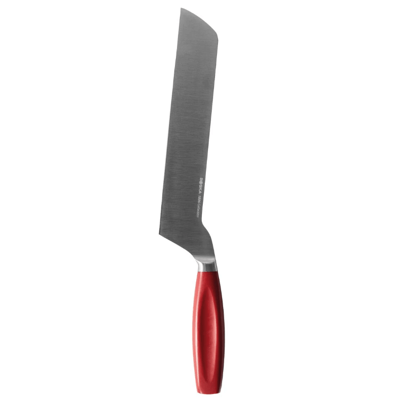 Professioneel kaasmes semi-hard - 140mm - Rood - Van Erkel Winkelmaterialen