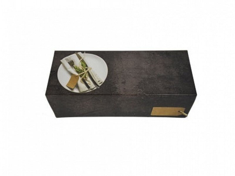 Roladedozen (200st) - 250x10x90mm - Zwart/Grijs - Van Erkel Winkelmaterialen