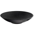 Ronde schaal 'Nero' - Ø350x80mm - Zwart - Van Erkel Winkelmaterialen