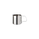 Roomkan 0.14L - Ø60mmx60mm - Zilver - Van Erkel Winkelmaterialen