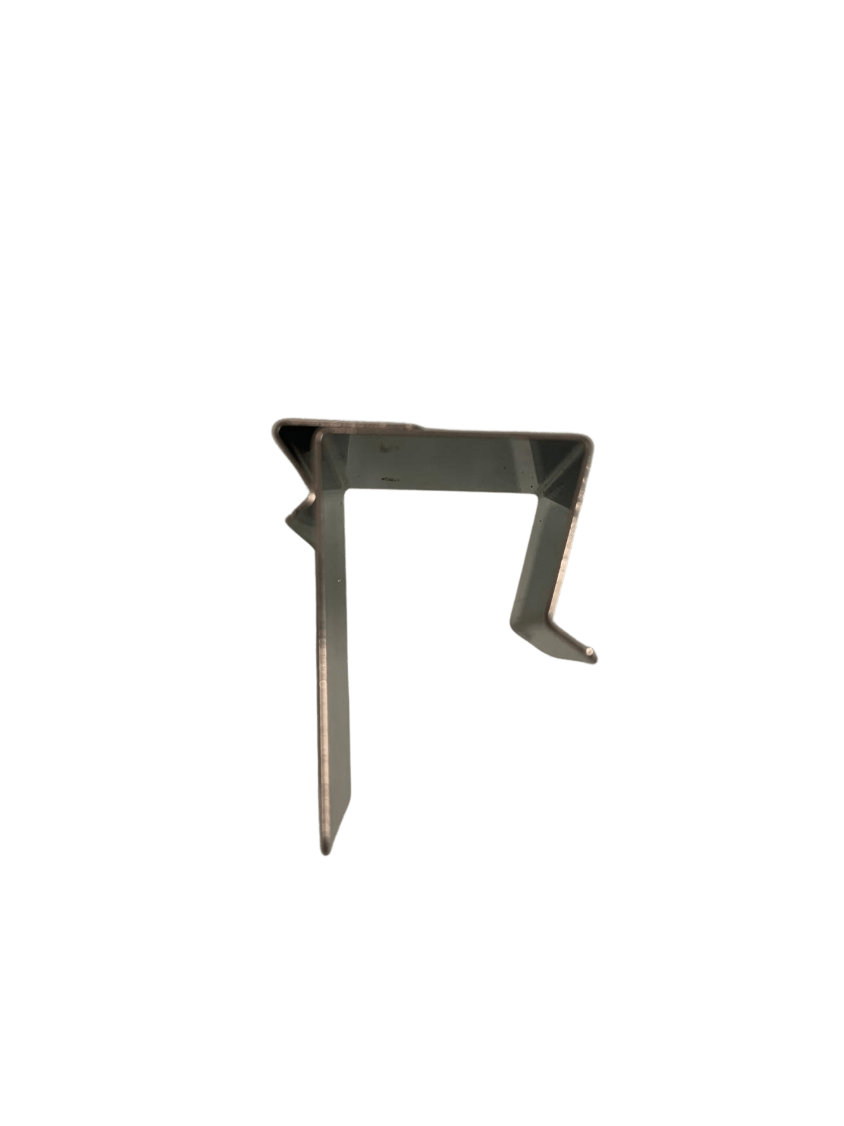 RVS klem glasplaat verticaal (kaart recht hangend) - 18mm - Zilver - Van Erkel Winkelmaterialen